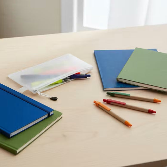 Clear PVC Stationery Zip Pouch - hover image