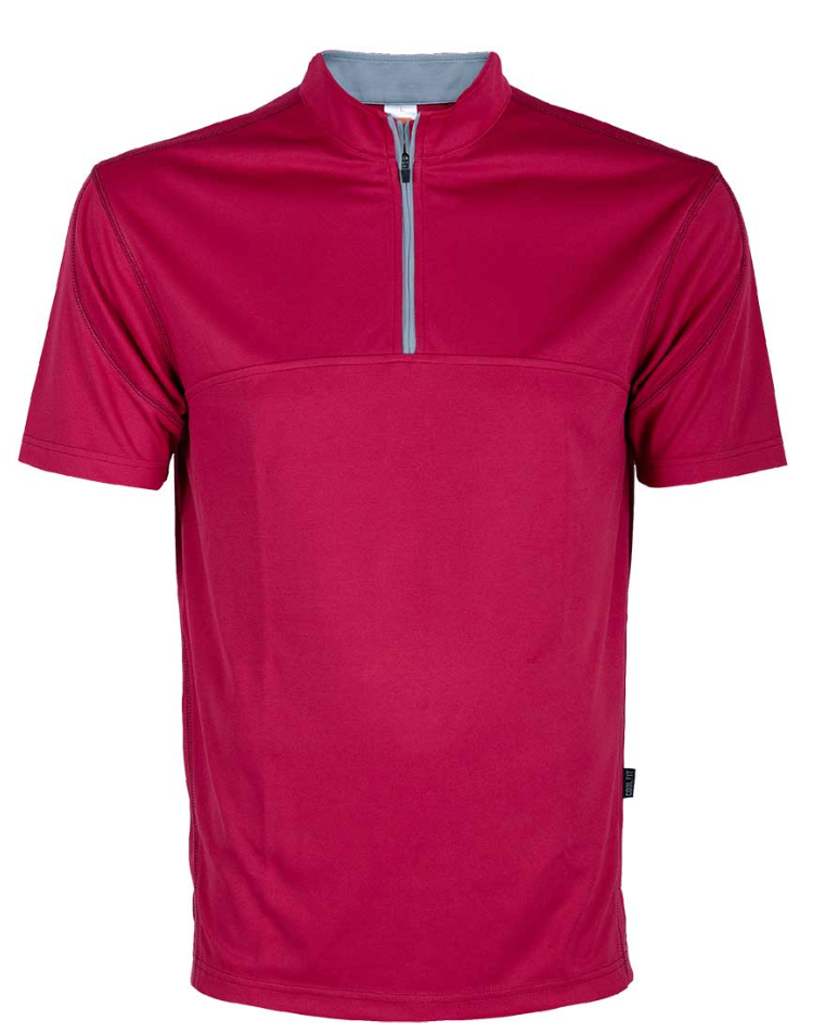 QD18 Microfibre Mandarin Collar Shirt (Unisex)