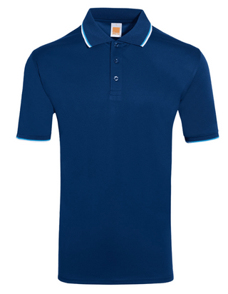 QD65 Dri-Fit Tipped Collar Polo Shirt (Unisex)