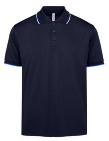 QD65 Dri-Fit Tipped Collar Polo Shirt (Unisex)
