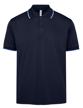QD65 Dri-Fit Tipped Collar Polo Shirt (Unisex)