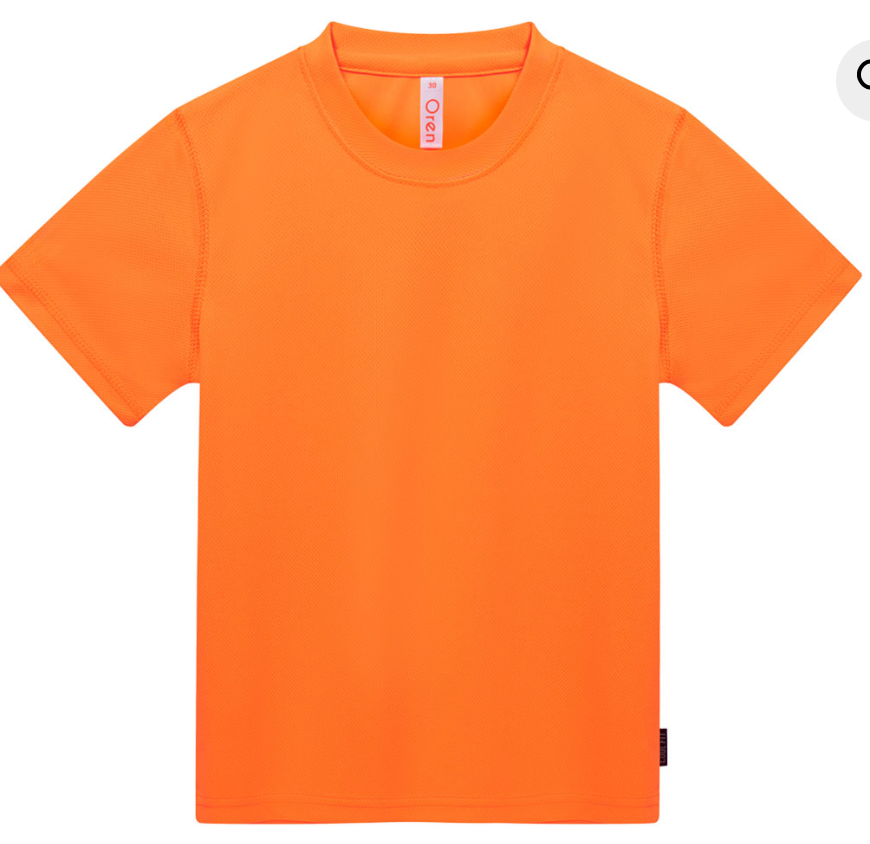 QD68 Kids Microfibre Eyelet Short Sleeve T-Shirt