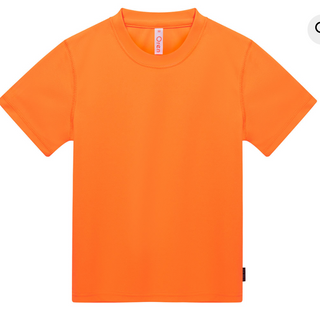 QD68 Kids Microfibre Eyelet Short Sleeve T-Shirt