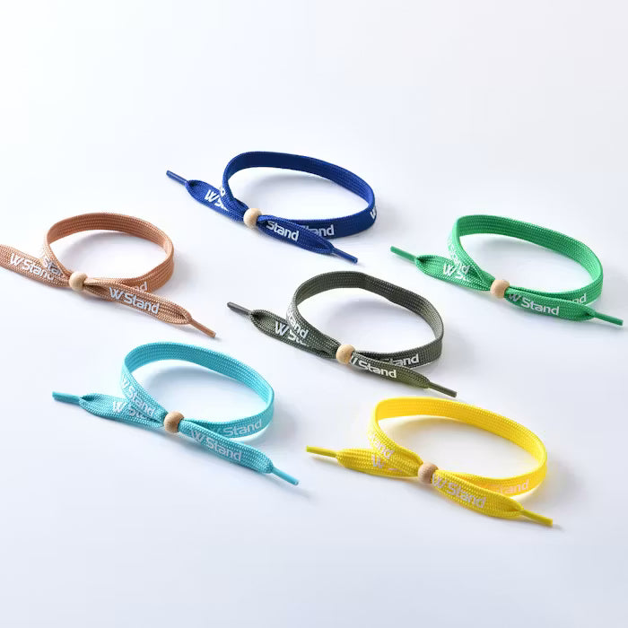 Custom Tubular Wristband with Bamboo Bead