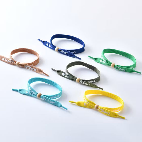 Custom Tubular Wristband with Bamboo Bead - hover image