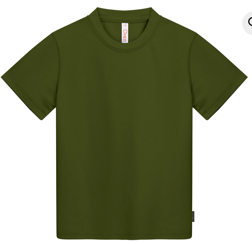 QD68 Kids Microfibre Eyelet Short Sleeve T-Shirt