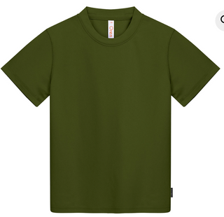 QD68 Kids Microfibre Eyelet Short Sleeve T-Shirt