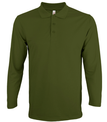 QD67 Microfibre Long Sleeve Polo Shirt (Unisex)