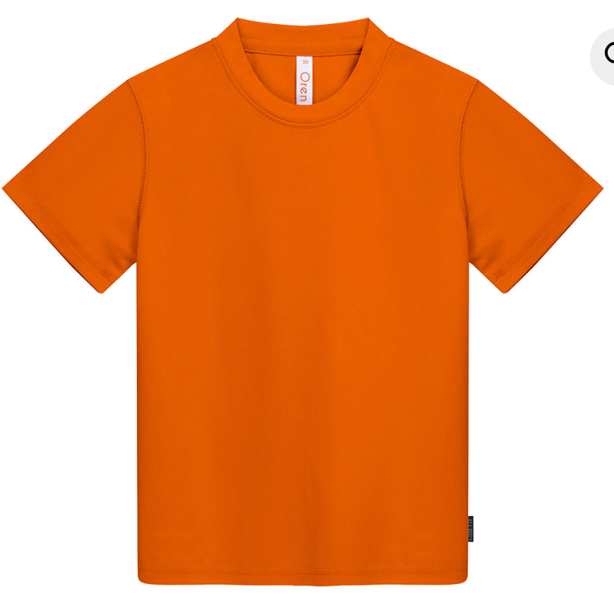 QD68 Kids Microfibre Eyelet Short Sleeve T-Shirt
