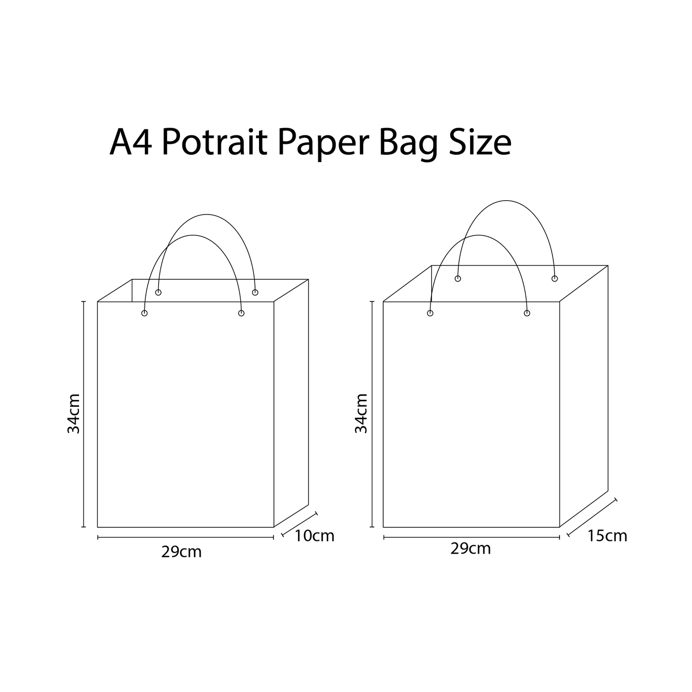 A4 Portrait Laminated Paper Bag