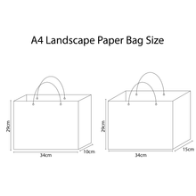 A4 Landscape Laminated Paper Bag