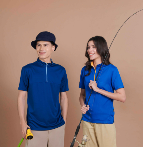 QD18 Microfibre Mandarin Collar Shirt (Unisex)