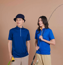 QD18 Microfibre Mandarin Collar Shirt (Unisex)