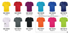 QD56 Polyester Interlock Short Sleeve T-Shirt (Unisex)