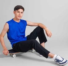 QD73 Unisex Microfibre Mini Eyelet Tank Top (Unisex)