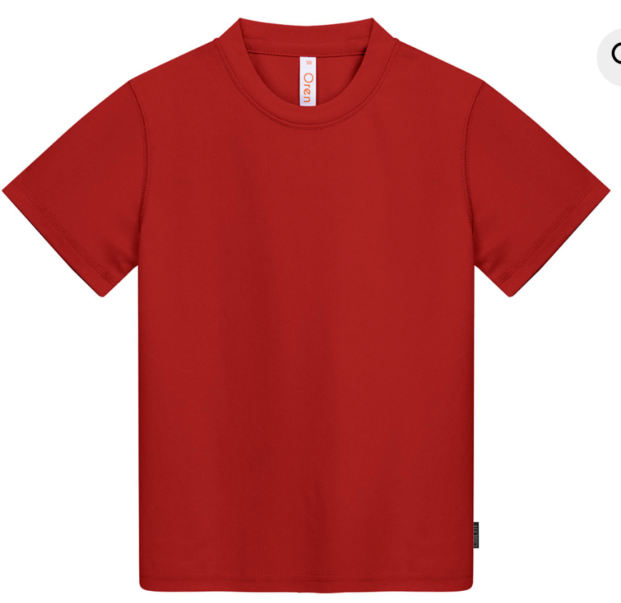 QD68 Kids Microfibre Eyelet Short Sleeve T-Shirt