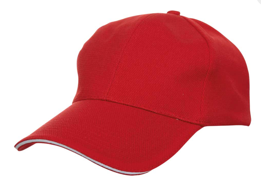 CP09 Contrast Trim Polyester Baseball Cap