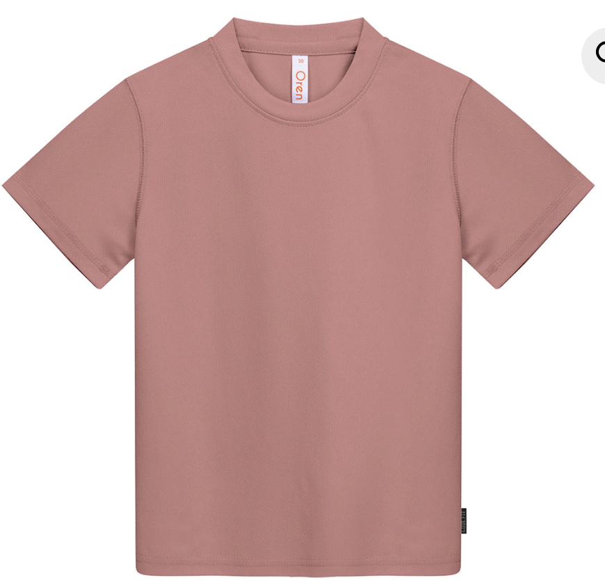 QD68 Kids Microfibre Eyelet Short Sleeve T-Shirt