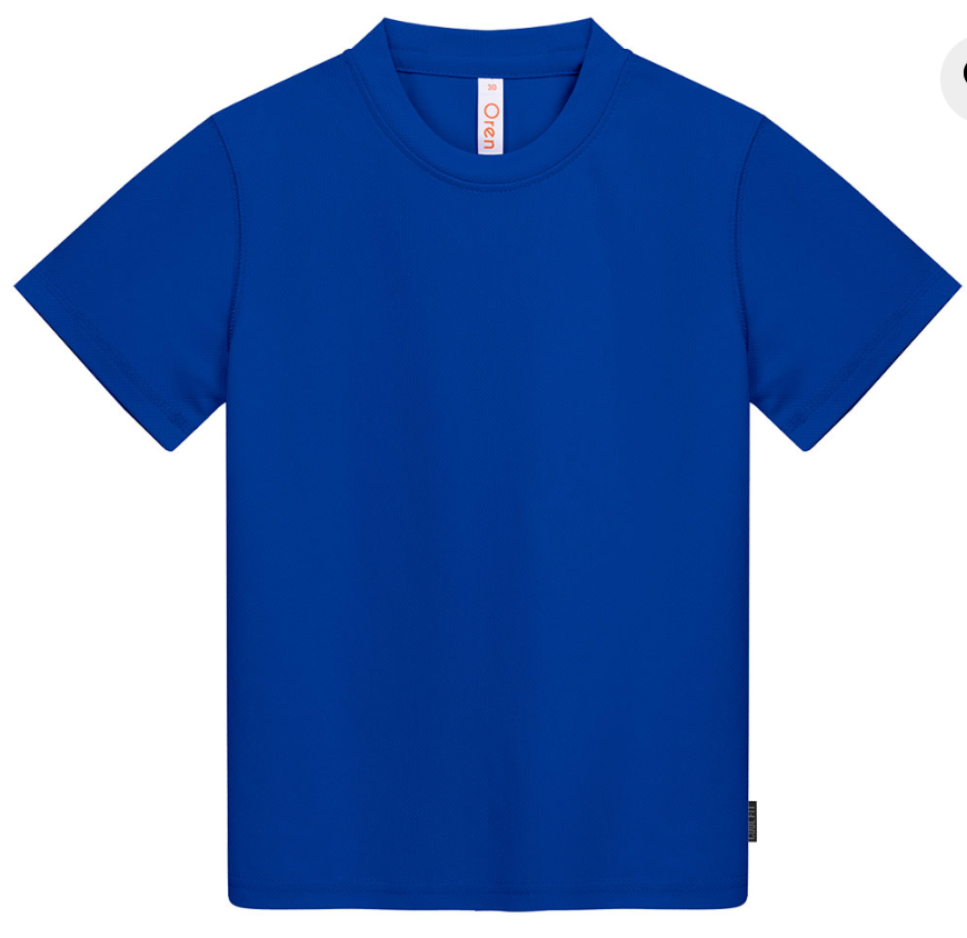 QD68 Kids Microfibre Eyelet Short Sleeve T-Shirt