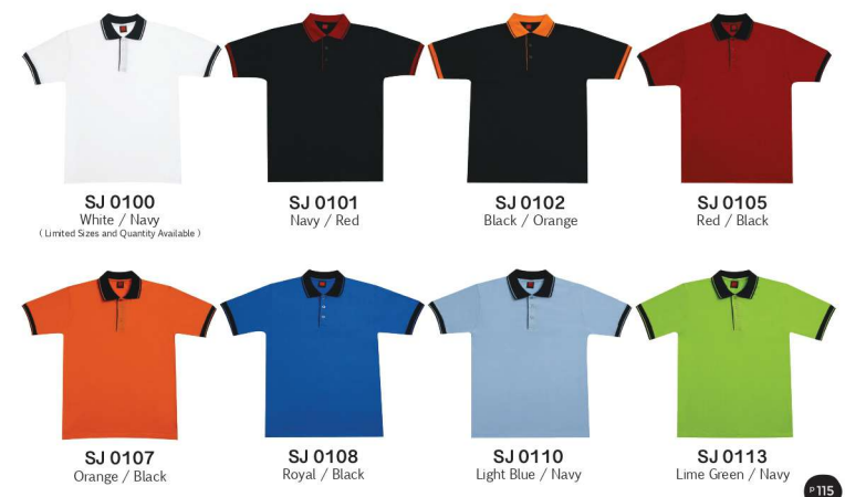 SJ01 Tipped Collar Polo Shirt (Unisex)