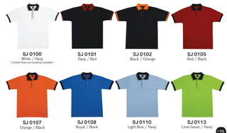 SJ01 Tipped Collar Polo Shirt (Unisex)