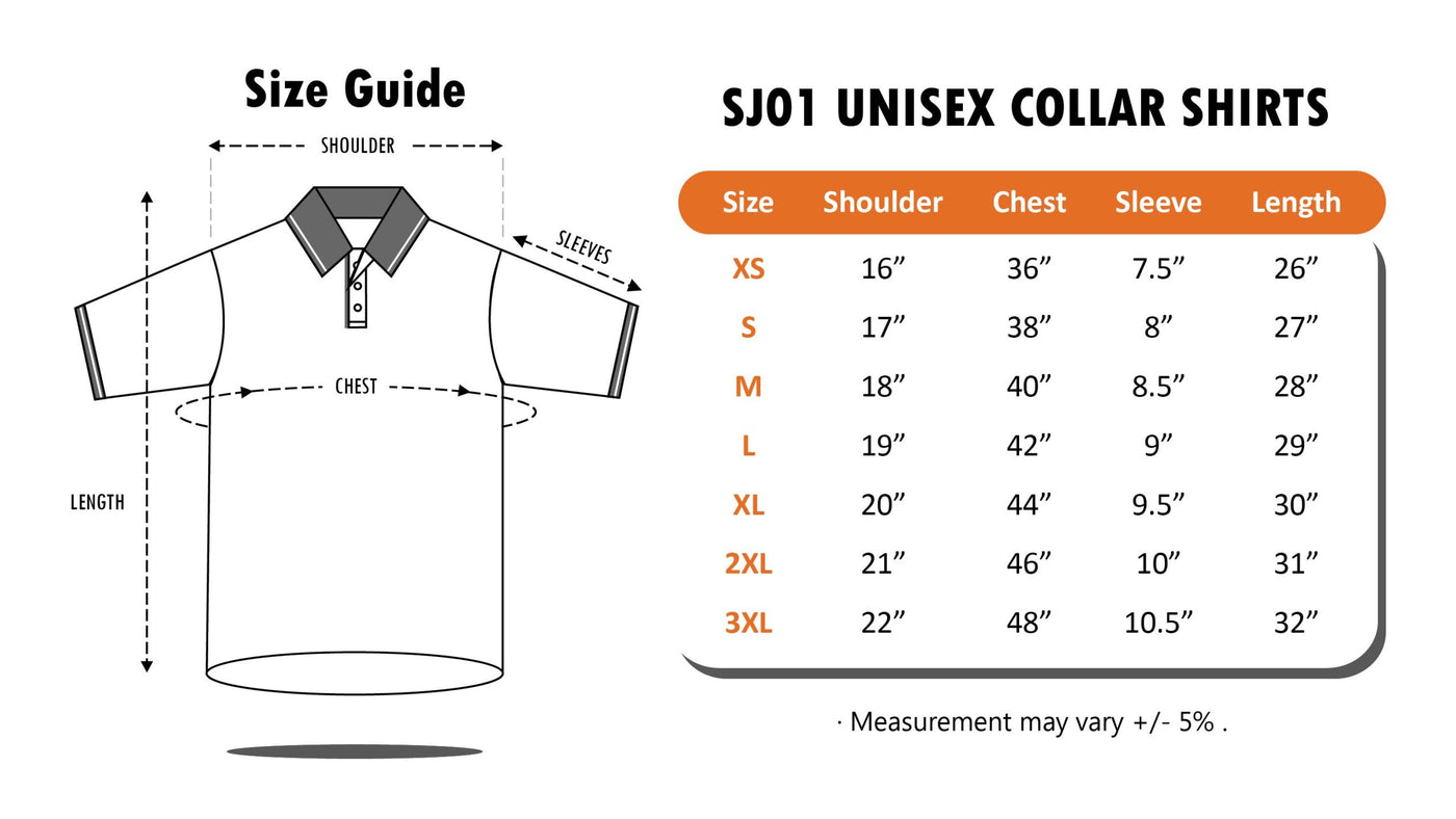 SJ01 Tipped Collar Polo Shirt (Unisex)
