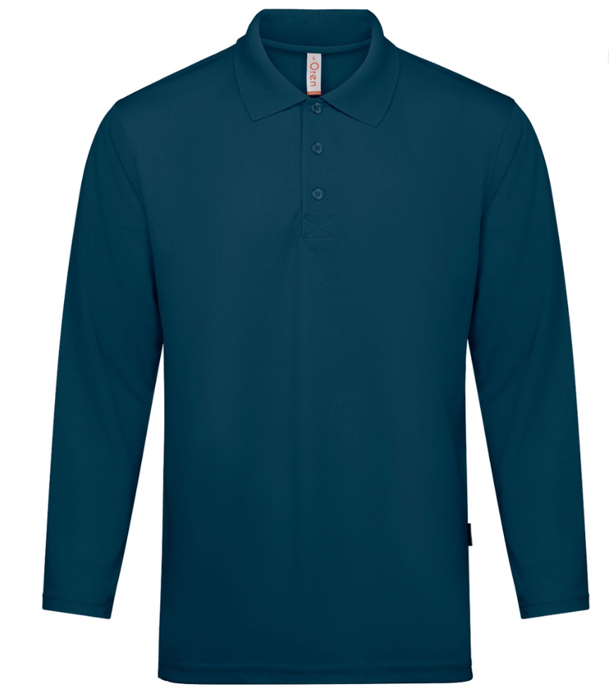 QD67 Microfibre Long Sleeve Polo Shirt (Unisex)