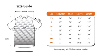 Custom Design Sublimation Round Neck T-Shirt (Unisex)