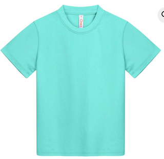 QD68 Kids Microfibre Eyelet Short Sleeve T-Shirt