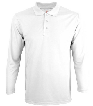 QD67 Microfibre Long Sleeve Polo Shirt (Unisex)